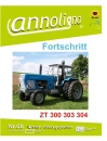 IFA Fortschritt Zug- Traktor ZT 300 große Bedienungsanleitung Wartungsanleitung–annoligno 08